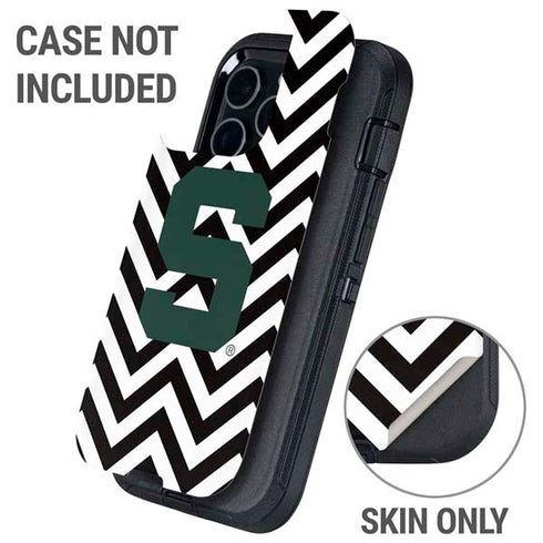 Michigan State University Spartans S Chevron Otterbox Defender iPhone Skin