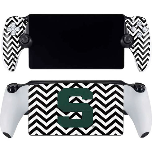 Michigan State University Spartans S Chevron PlayStation PS5 Skins
