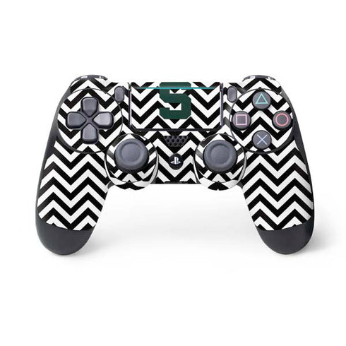 Michigan State University Spartans S Chevron PS4 Pro/Slim Controller Skin