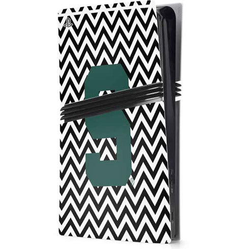 Michigan State University Spartans S Chevron PlayStation PS5 Skins