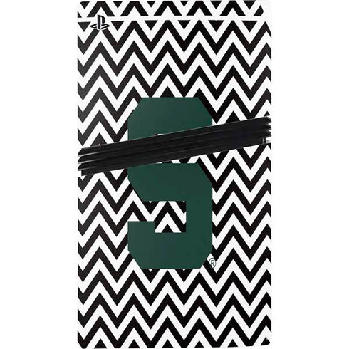 Michigan State University Spartans S Chevron PS5 Pro Console Skin