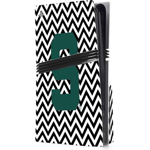 Michigan State University Spartans S Chevron PlayStation PS5 Skins