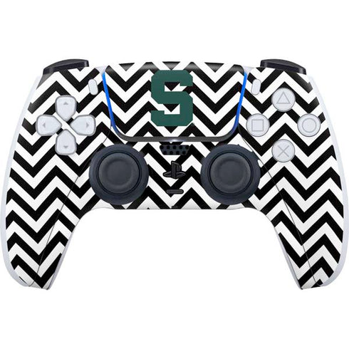 Michigan State University Spartans S Chevron PlayStation PS5 Skins