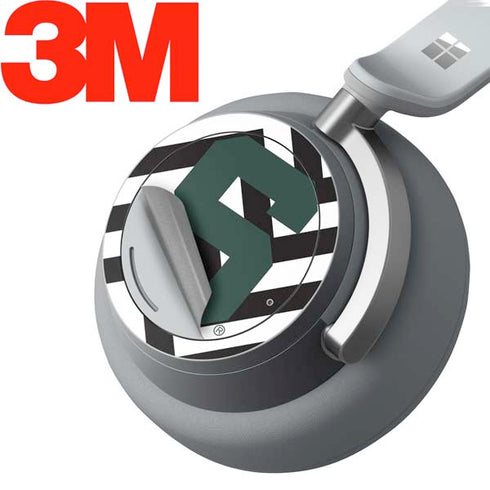 Michigan State University Spartans S Chevron Surface Headphones Skin