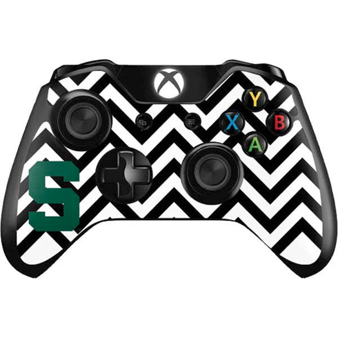Michigan State University Spartans S Chevron Xbox One Controller Skin