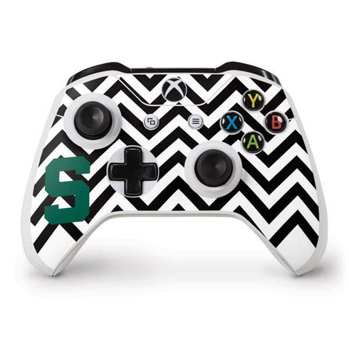Michigan State University Spartans S Chevron Xbox One S Controller Skin