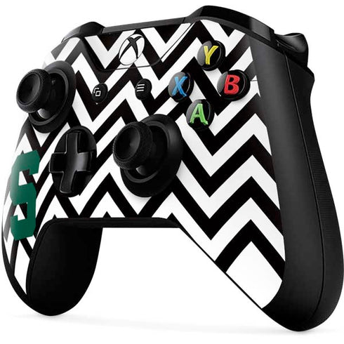 Michigan State University Spartans S Chevron Xbox One X Controller Skin