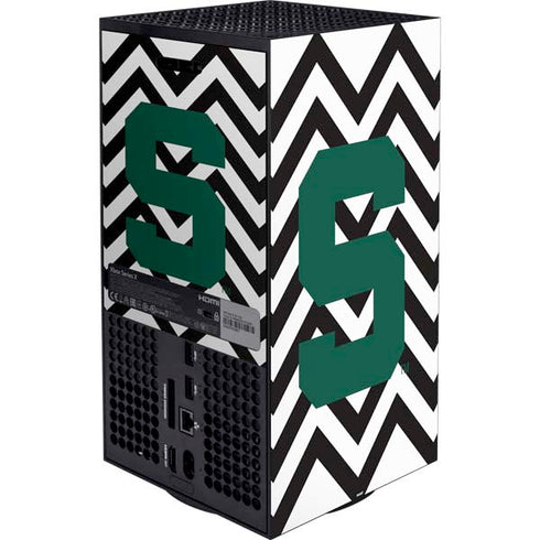 Michigan State University Spartans S Chevron XBox Series X Digital Edition Bundle Skin