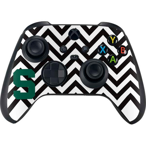 Michigan State University Spartans S Chevron XBox Series X Digital Edition Bundle Skin