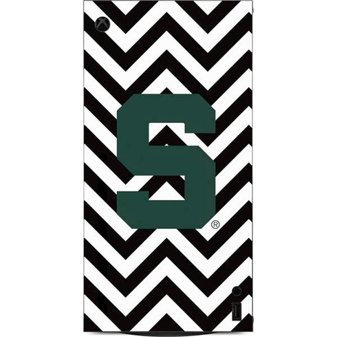Michigan State University Spartans S Chevron XBox Series X Digital Edition Console Skin