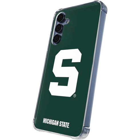Michigan State University Spartans S Galaxy A35 5G Clear Case