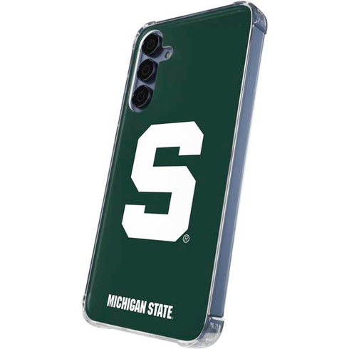Michigan State University Spartans S Galaxy A55 5G Clear Case