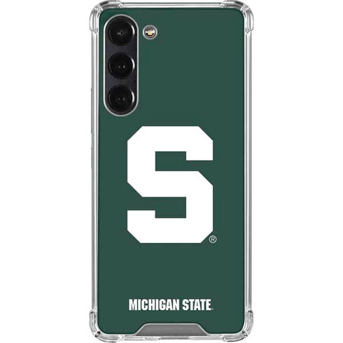 Michigan State University Spartans S Galaxy S24 FE Clear Case