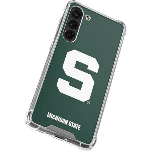 Michigan State University Spartans S Galaxy S24 FE Clear Case