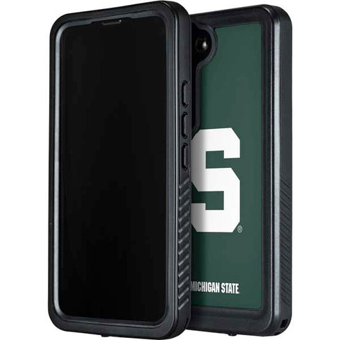 Michigan State University Spartans S Galaxy S24 Plus Waterproof Case