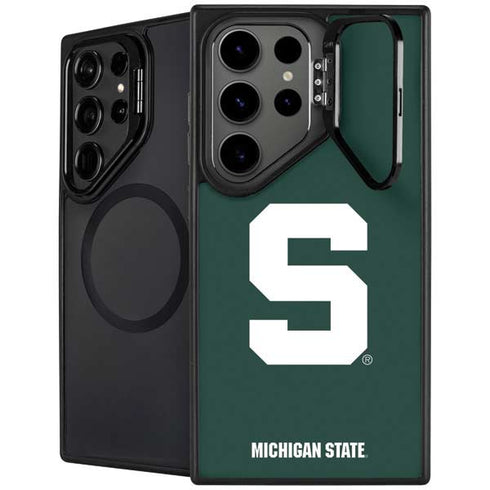 Michigan State University Spartans S Galaxy S24 Ultra Kickstand Case