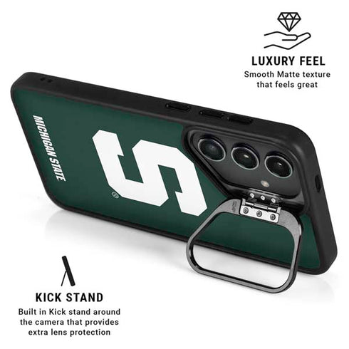 Michigan State University Spartans S Galaxy S24 Ultra Kickstand Case