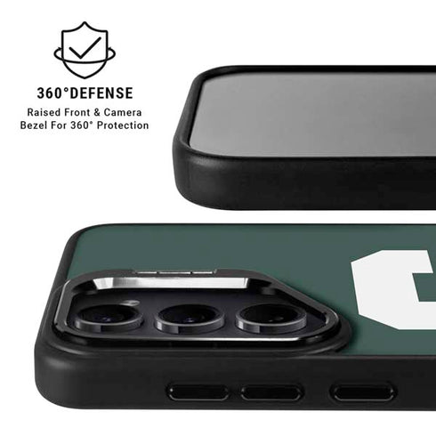 Michigan State University Spartans S Galaxy S25 FE Kickstand Case