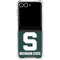 Michigan State University Spartans S Galaxy Z Flip7 Clear Case