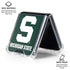 Michigan State University Spartans S Galaxy Z Flip7 Clear Case