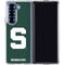 Michigan State University Spartans S Galaxy Z Fold6 Clear Case