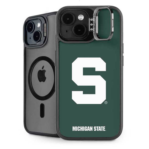 Michigan State University Spartans S iPhone 13 Kickstand Case