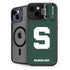 Michigan State University Spartans S iPhone 13 Kickstand Case