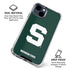 Michigan State University Spartans S iPhone 15 Clear Case