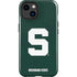 Michigan State University Spartans S iPhone 15 Impact Case
