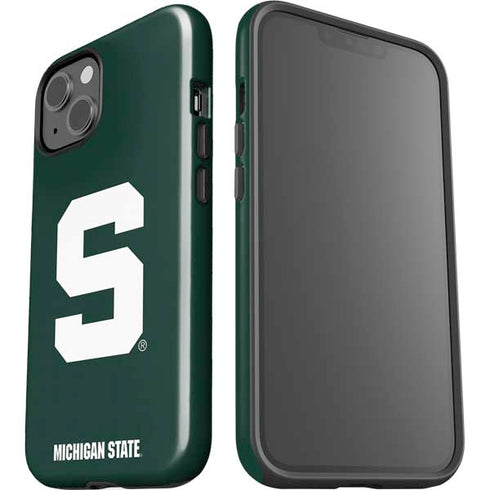 Michigan State University Spartans S iPhone 15 Impact Case