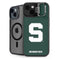 Michigan State University Spartans S iPhone 15 Kickstand Case