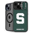 Michigan State University Spartans S iPhone 15 Kickstand Case