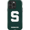 Michigan State University Spartans S iPhone 15 Pro Impact Case