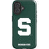 Michigan State University Spartans S iPhone 16 Impact Case