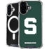 Michigan State University Spartans S iPhone 16 MagSafe Case