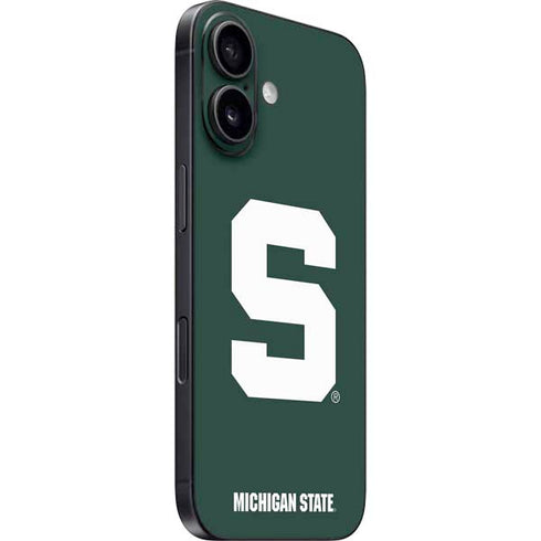 Michigan State University Spartans S iPhone 16 Plus Skin