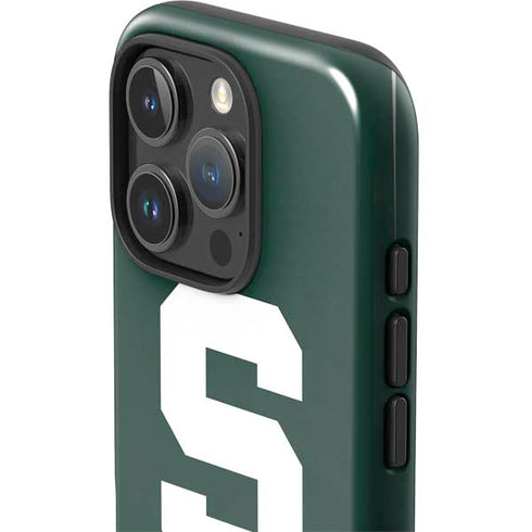 Michigan State University Spartans S iPhone 16 Pro Impact Case
