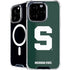 Michigan State University Spartans S iPhone 16 Pro MagSafe Case