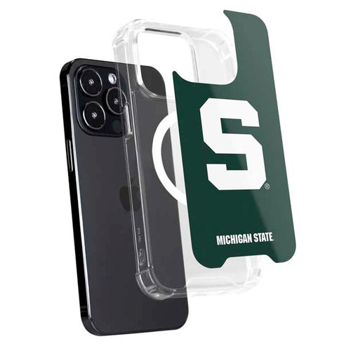 Michigan State University Spartans S iPhone 16 Pro MagSafe Case
