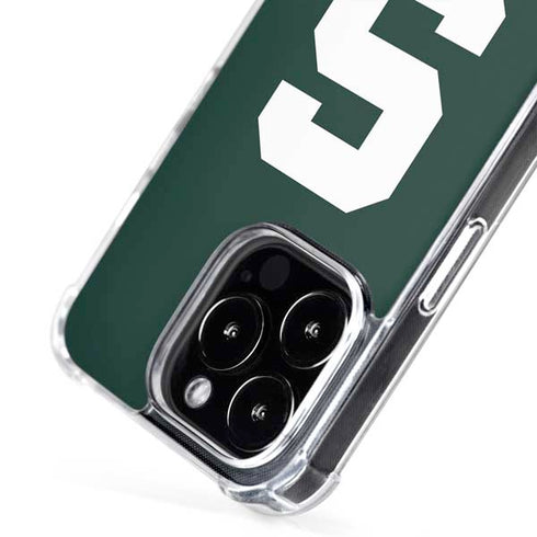 Michigan State University Spartans S iPhone 16 Pro MagSafe Case
