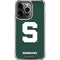 Michigan State University Spartans S iPhone 16 Pro Max Clear Case