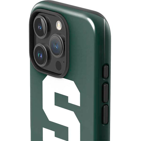 Michigan State University Spartans S iPhone 16 Pro Max Impact Case