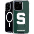 Michigan State University Spartans S iPhone 16 Pro Max MagSafe Case