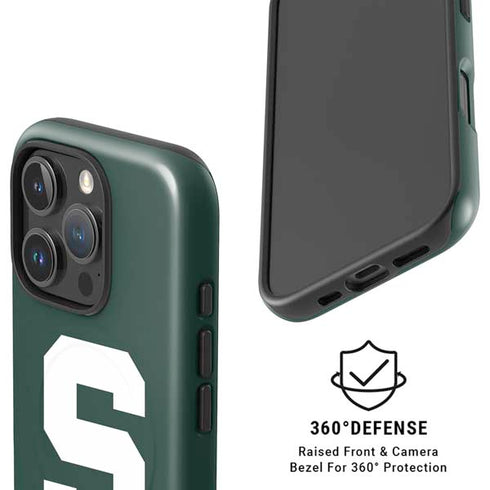 Michigan State University Spartans S iPhone 16 Pro Max Magsafe Impact Case