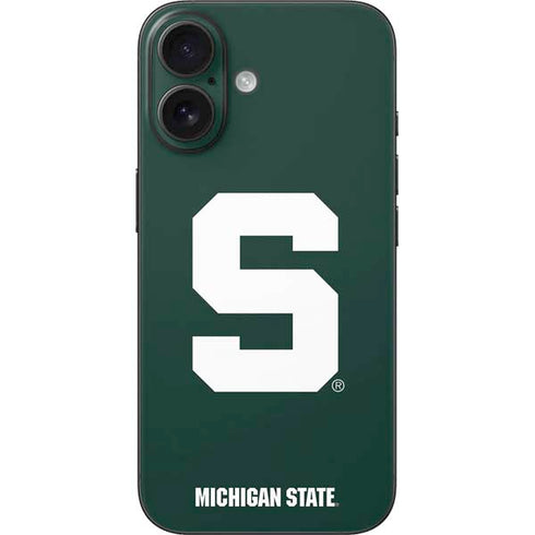 Michigan State University Spartans S iPhone 16 Skin