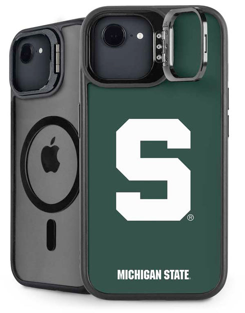 Michigan State University Spartans S iPhone 16e Kickstand Case