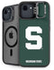 Michigan State University Spartans S iPhone 16e Kickstand Case