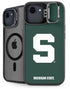 Michigan State University Spartans S iPhone 16e Kickstand Case