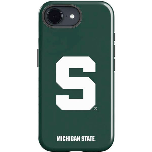 Michigan State University Spartans S iPhone 16e Impact Case