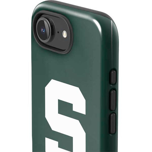 Michigan State University Spartans S iPhone 16e Impact Case